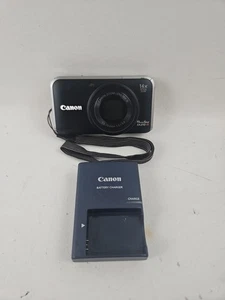 Canon PowerShot SX210 IS 14.1MP Digitalkamera schwarz getestet mit Ladegerät & 4GB - Bild 1 von 14