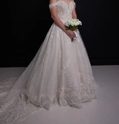 Sophia Tolli Women's Wedding Dress Fits Size 6 Ivory - Image 1 of 4