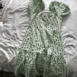 Women’s Green Gingham Check Dress Size 12 - Picture 1 of 5