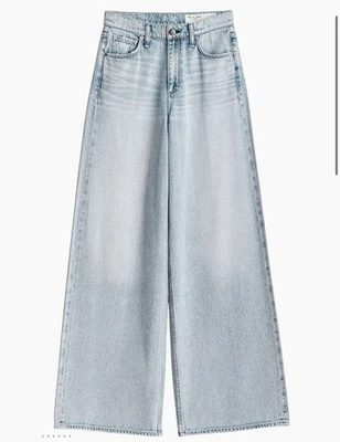 Rag & Bone Featherweight Sofie High Rise Full Length Wide Leg Size 27 NWT $288 - Image 1 of 4