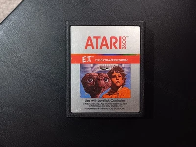 Atari 2600 E.T. The Extra Terrestrial Game Cartridge 2674 Tested Vintage 1982 - Image 1 of 3
