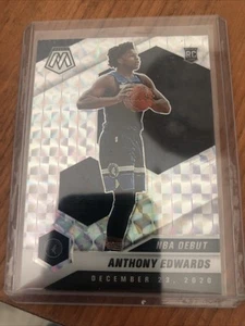 2020-21 Panini Mosaic - NBA Debut Anthony Edwards (RC)#261 Silver Mosaic - Picture 1 of 3