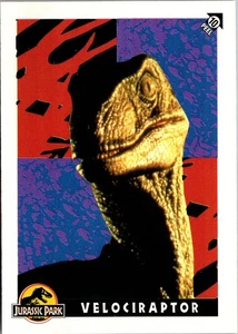 1993 Topps Jurassic Park Sticker #10-Velociraptor - Picture 1 of 2