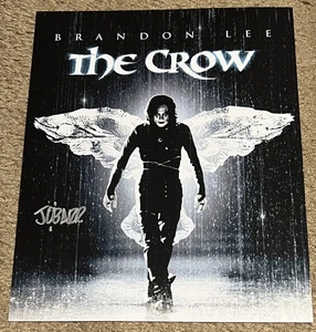 JAMES O'BARR Signed 11x14 photo 'The Crow' Eric Draven PROOF 6 - Picture 1 of 3