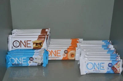 Lot Of 37 ONE Protein Bars, 4 Flavors, 2.12 oz Each, Best By Date 09/25+ - Image 1 of 2