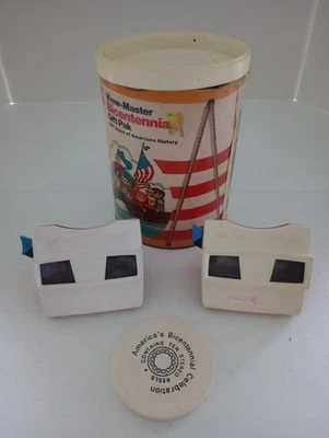 GAF View Master 1976 edición bicentenario paquete de regalo con 10 carretes Foto 1 de 4