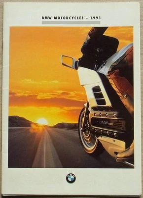 BMW Motorcycles Sales Brochure 1991 Ref 011 203 420/XM 2  K1 K75S R80RT K100RS + - Image 1 of 4