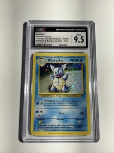 Wartortle CLB 002/034 Pokemon Card CGC 9.5 Mint+ TCG Classic Collection Holo - Picture 1 of 2