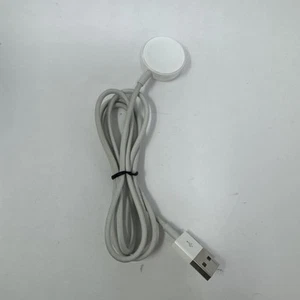 Apple Watch Magnetic Charger USB-A 1M White/White A1768 Genuine OEM USED Grade B - Picture 1 of 6