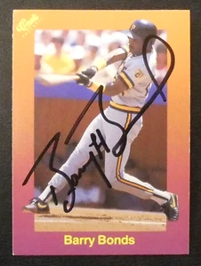 Barry Bonds Hand Signed Autograph 1989 Classic Baseball Game Card #117 - Picture 1 of 2