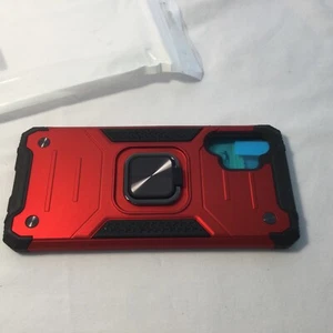 Samsung Galaxy A32 RED Military Grade Heavy Duty Kickstand Ring Phone Case New - Picture 1 of 6