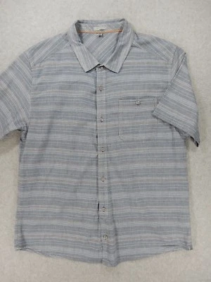 Camisa con botones Horny Toad 100 % algodón manga corta (XXL) azul Foto 1 de 3