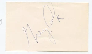 GREG COOK Vintage Index Card Signed ROOKIE Year 1969 Bengals Guar Authentic KOA - Picture 1 of 1