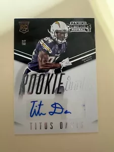 2015 Panini Contenders Rookie Ink #RI-TD Titus Davis - Bild 1 von 2