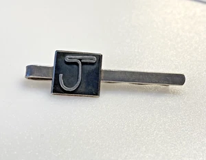 Antique Sterling Silver Tie Pin 925 letter T 6.17g circa 1850' LEV - Picture 1 of 7