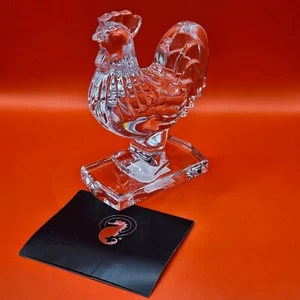 Waterford Rooster Sculpture Lead Crystal 6.25" Collectible NIB 40027970 (131) - Picture 1 of 9