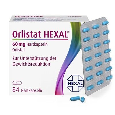 Orlistat Hexal 60mg 84 Caps Slimming Pills • 63.99€
