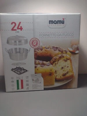 Mamu Cookware Forno Versilia "Professional" Multiuso Con Manici E Pomello 24 Cm - Immagine 1 di 4