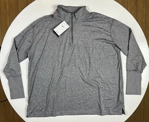 Nike Element Women's Plus Size 2X Running Shirt Dri-Fit LS Gym Zip Top AO8125 - Picture 1 of 8