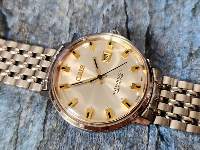 Vintage Oris wristwatch cal. ORIS 654 KIF Manual winding Gents watch. - image 1 of 4