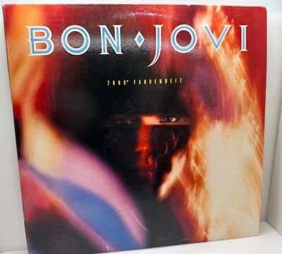 Bon Jovi 7800° Fahrenheit 1985 Mercury 824 509-1 M-1 Record LP Vinyl Album Foto 1 de 4