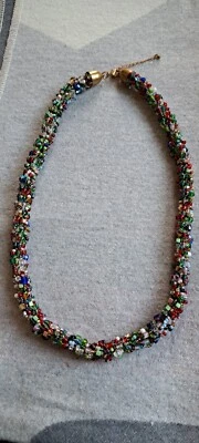 gehäkelte Perlenkette - Bild 1 von 3