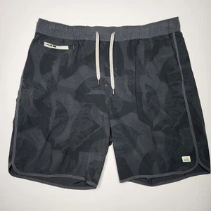 Pantalones Cortos Vuori Trail Gris Carbón Deco Para Hombres XL Forrados Cordón Gimnasio Correr - Imagen 1 de 10