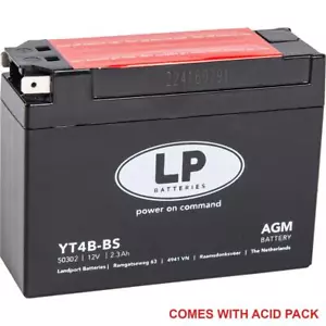 BATTERY LT4B-BS 12V 2.3Ah, MAINTENAN FREE, YT4B-5 - Picture 1 of 1