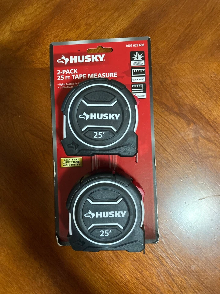 Husky 2-PACK 25FT Tape Measure - Image 1 of 1