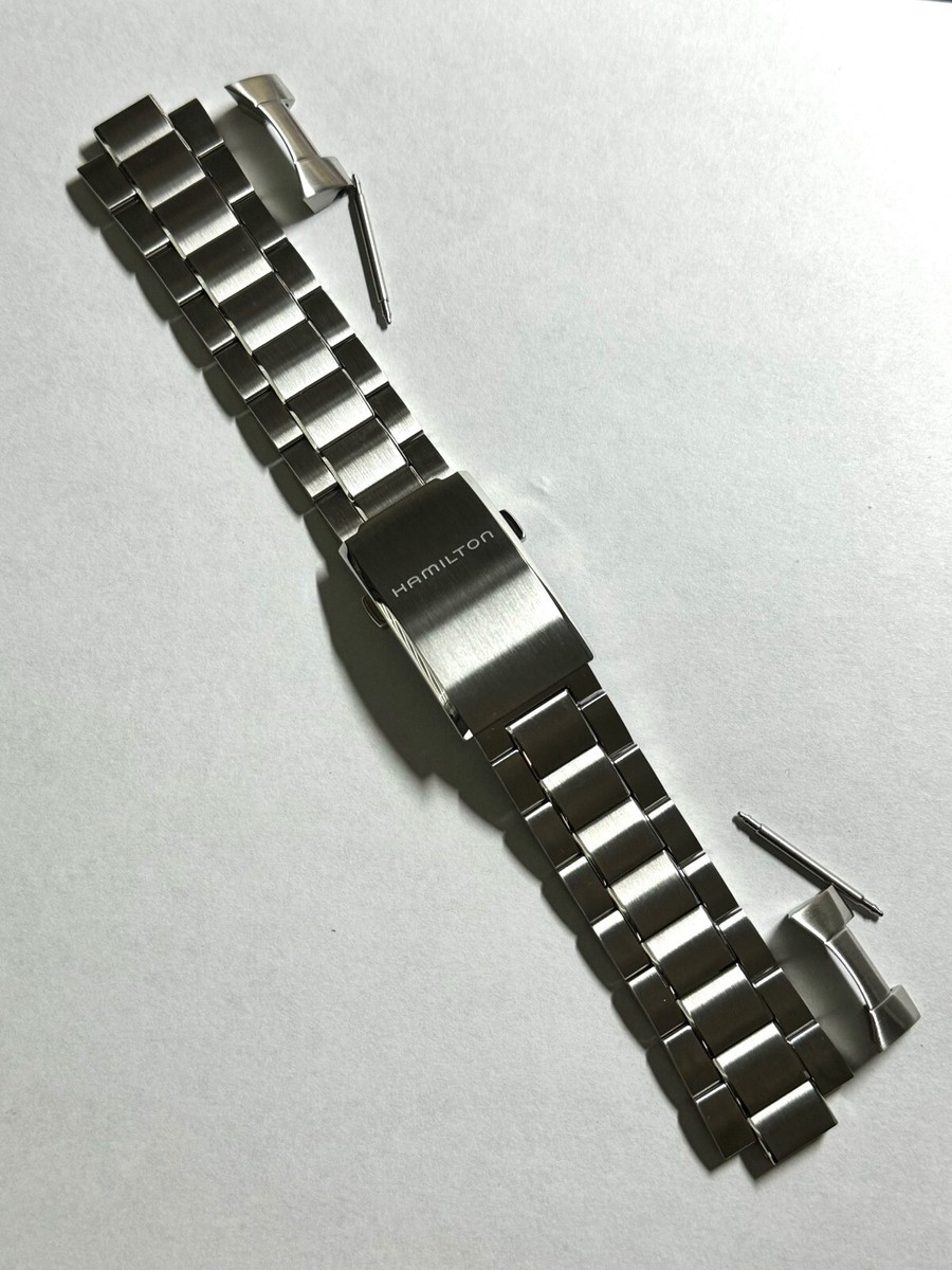Hamilton Stainless Steel Wristwatch Bands 22 mm Band Width