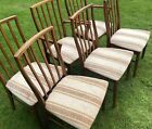 RETRO TEAK SET OF 6 MCINTOSH  DINING CHAIRS CHAIRS  WE DELIVER