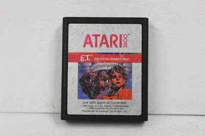 E.T. The Extra-Terrestrial (Atari 2600, 1982) Cart Only - Image 1 of 2