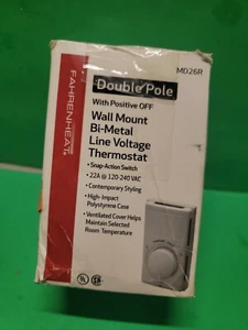  Farenheat Non-Programmable Wall-Mount Thermostat MD26R - Picture 1 of 3