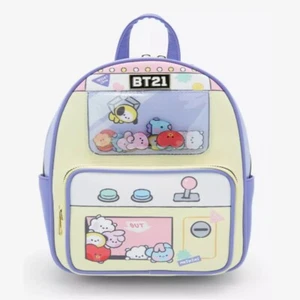 MINI MOCHILA BT21 MÁQUINA GARRAS NUEVA BTS ARMY LINE FRIENDS UNIVERSO PLANETA BT - Imagen 1 de 4