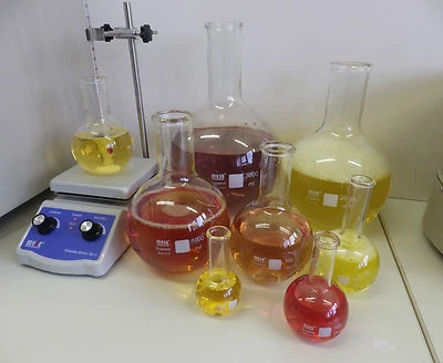 MESE Flat-Bottom Round Flasks - borosilicate glass - boiling flasks - 50 to 500 ml