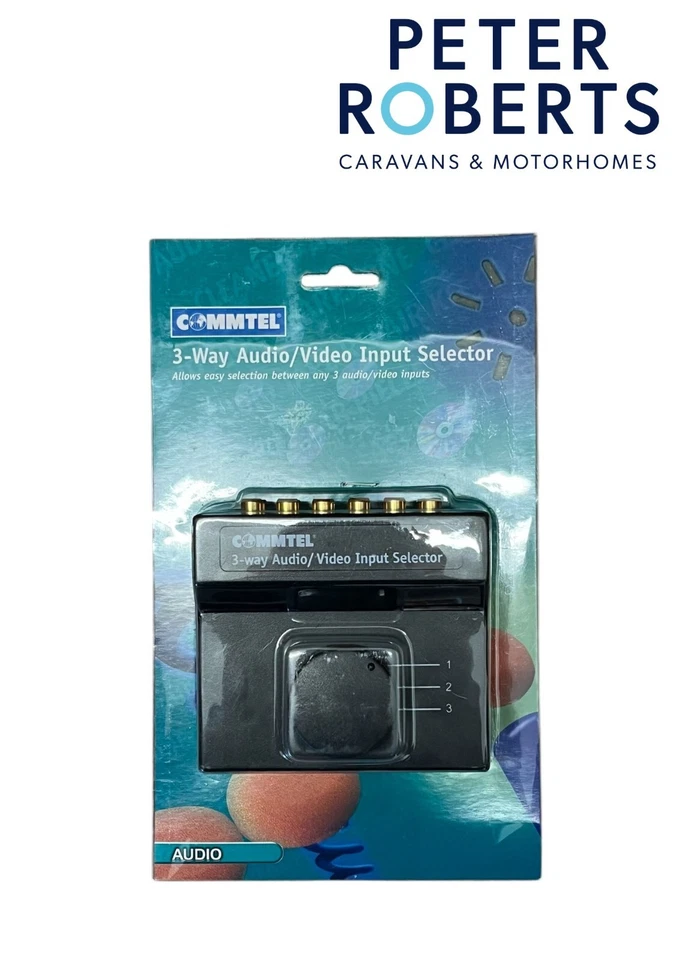 Commtel 3-way Audio/ Video Input Selector - Caravans - Image 1 of 1
