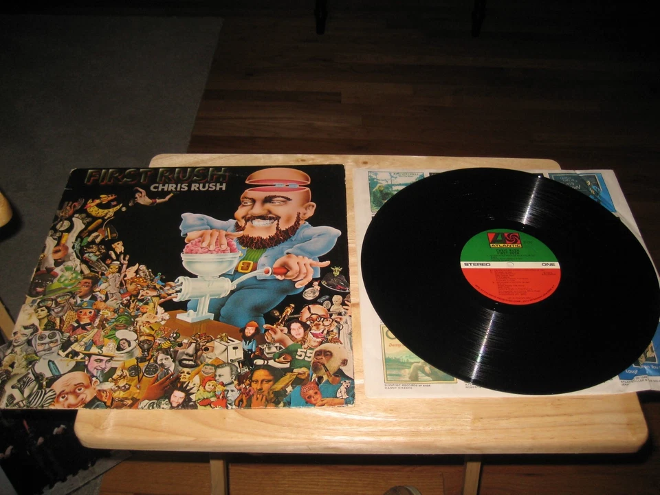 Chris Rush First Rush 1973 Atlantic SD 7257 LP Record 12” VG++ Cover Separated - Image 1 of 1