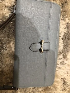 anne klein wristlet walket zipper closure multiple cards slot coins pouch - Picture 1 of 4