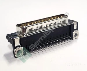 4 pcs. TE CONNECTIVITY 5747238-4 CONN D-SUB PLUG 25 POS R/A SLDR - Picture 1 of 4