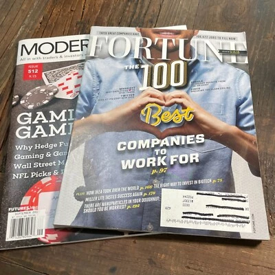 Fortune Magazine 100 Best & Gaming & Gambling Lifestyle Business Tech Lot of 2 - Image 1 of 4