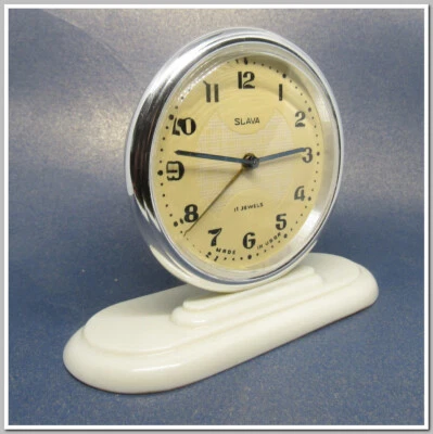 Soviet Vintage Slava Alarm Clock USSR 1980's~Perfect Condition #3625 - Image 1 of 4