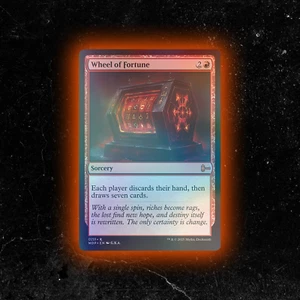 FOIL - Wheel of Fortune - Custom Magic: The Gathering Card - High-Quality - Picture 1 of 6