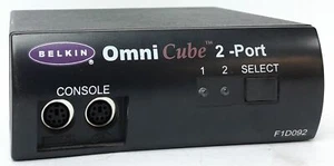 Belkin 2 Port KVM Switch OmniCube F1D092 - Picture 1 of 5