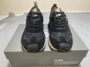 Tenis Palladium Troop Runner negros para hombre 10,5 para mujer 12 nuevos en caja - Imagen 1 de 13