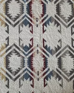 Pendleton -Home Collection Blanket White Sands Cream 96"x88" Aztec Native Design - Picture 1 of 7