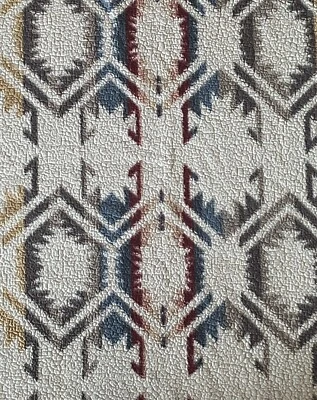 Pendleton -Home Collection Blanket White Sands Cream 96"x88" Aztec Native Design - Image 1 of 4