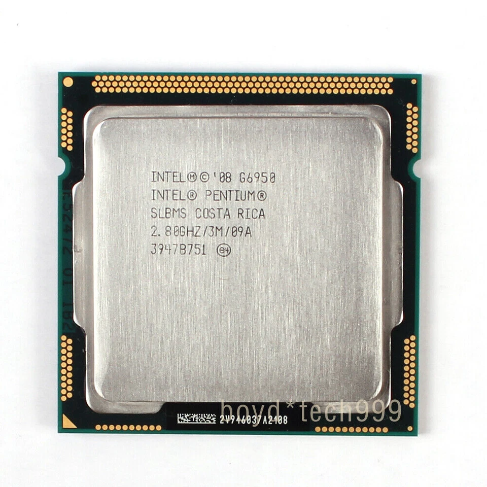 Intel Pentium G6950 PROCESSOR 2.8GHZ/2.5GT/s（SLBTG SLBMS）LGA 1156/H CPU - Image 1 of 1