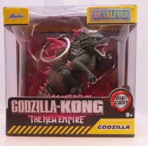 Portachiavi pressofuso Jada Metalfigs Godzilla x Kong The New Empire 2 1/2 pollici - Foto 1 di 1