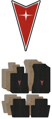 Lloyd Berber Front & Rear Mats for '95-05 Pontiac Sunfire w/Pontiac Emblem - Image 1 of 4