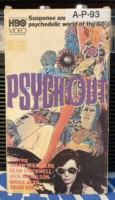 Psych-Out (1968) VHS Tape JACK NICHOLSON  Psychedelic Rock Acid Hell’s Angels - Image 1 of 4